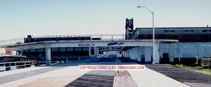 Deserted Asbury Park Boardwalk, 1997