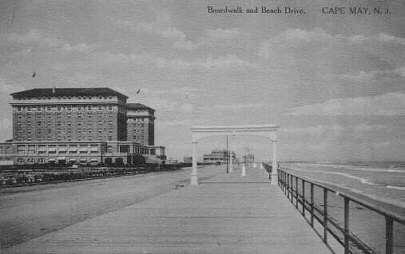 Boardwalk and Beach Drive, Cape May