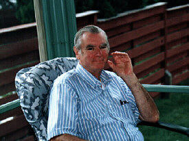 My Dad Relaxing on the Porch During a Visit to My Home in St Paul in 1998