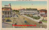 Asbury Avenue, Along the New Jersey Shore in Asbury Park, Vintage Linen Postcard