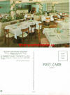 Sand Castle Motel Restaurant Dining Room, Vintage New Jersey Shore Postcard